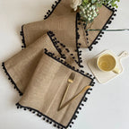 Kestrel Jute Lace Table Runner