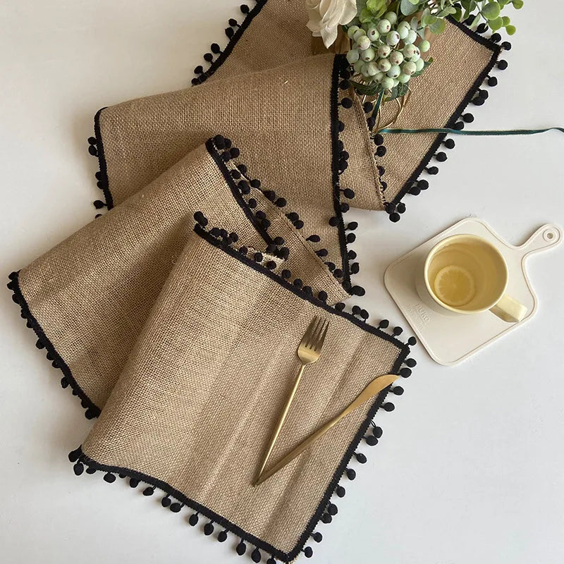 Kestrel Jute Lace Table Runner