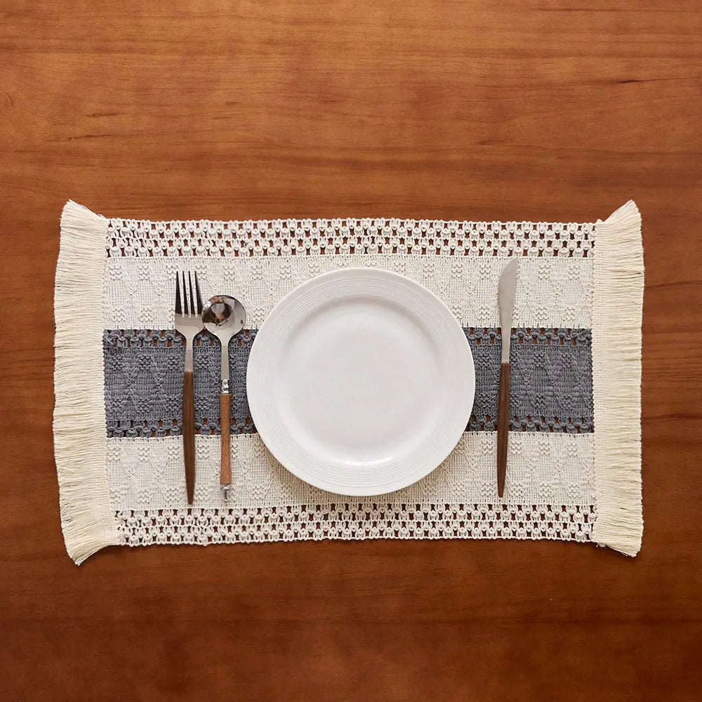 Weston Woven Stripe Placemats