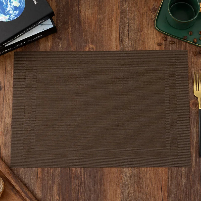 Harmon Woven Vinyl Dining Placemats