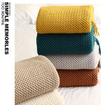Ashlar Knitted Throw Blanket with Tassels (Copy) remove all but CL