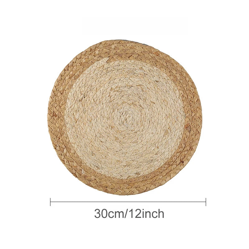 Kalani Boho Natural Jute Round Placemats