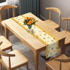 Meadowbrook Bee & Daisy Linen Table Runner