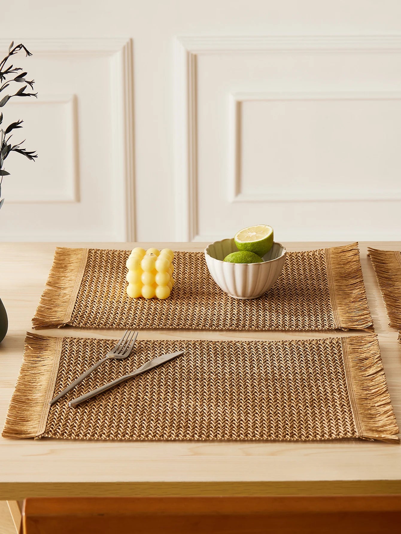 Roslin Woven Fringe Placemats