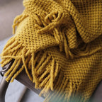 Ashlar Knitted Throw Blanket with Tassels (Copy) remove all but CL