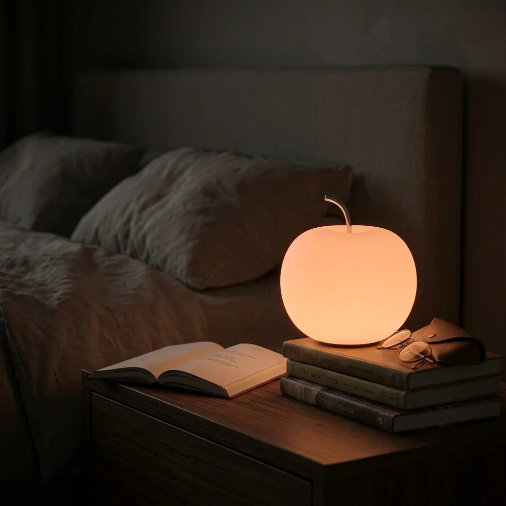 Glowing LED Touch Apple Lamp