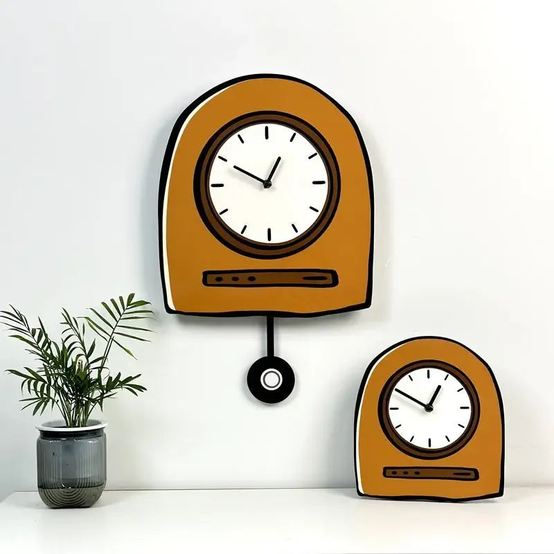 Cartoon Pendulum Wall Clock