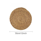 Kalani Boho Natural Jute Round Placemats
