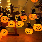 Pumpkin Halloween String Lights