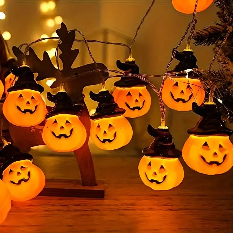 Pumpkin Halloween String Lights