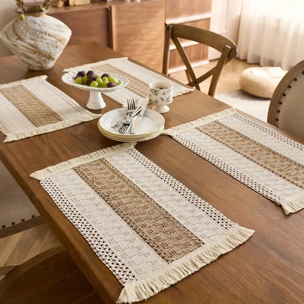 Weston Woven Stripe Placemats