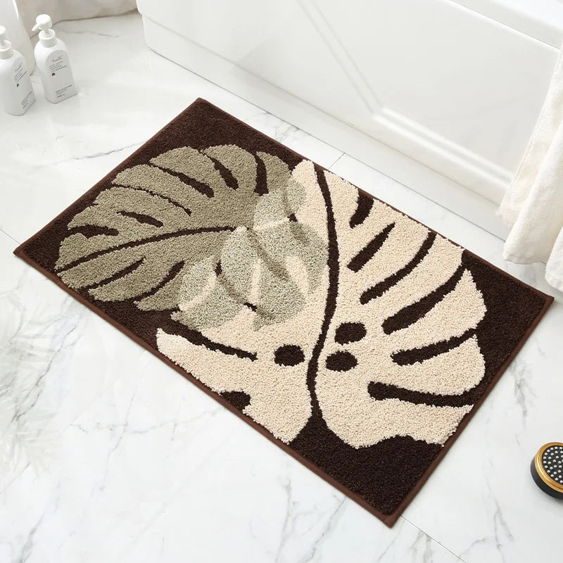 Sable Geometric Bath Mat