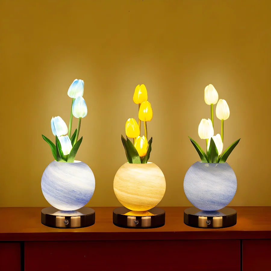 Bloom Decorative Tulip LED Lamp