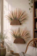 Trellis Wooden Rainbow Wall Planter Vase