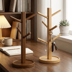 Oakwood Tree-Shaped Organizer Stand