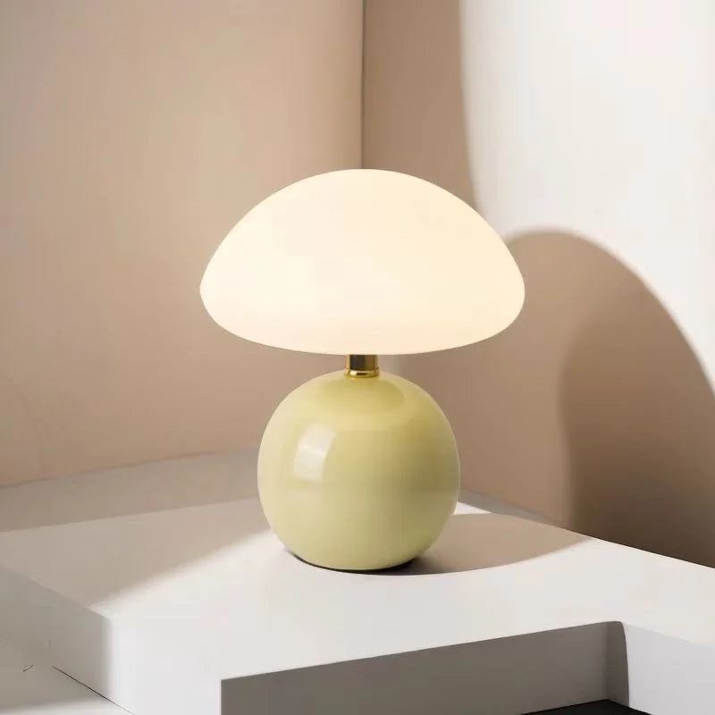 Halcyon Ceramic Mushroom Table Lamp