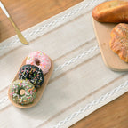 Aldwin Cotton Linen Table Runner with Tassels
