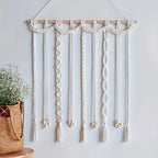 Paloma Macrame Boho Hanging Wall Photo Display