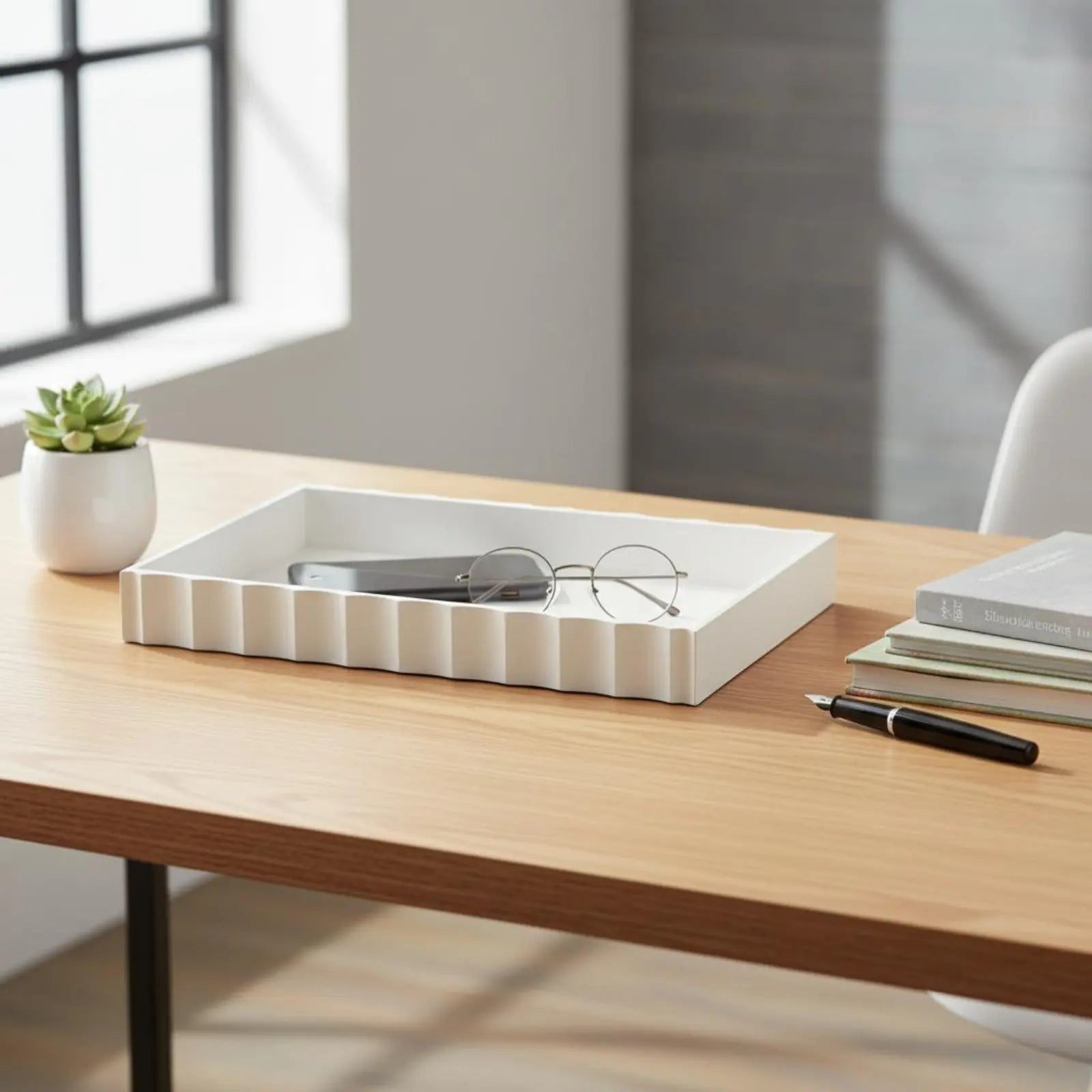 Fluted Catchall Tray