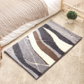 Sable Geometric Bath Mat