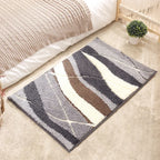 Sable Geometric Bath Mat