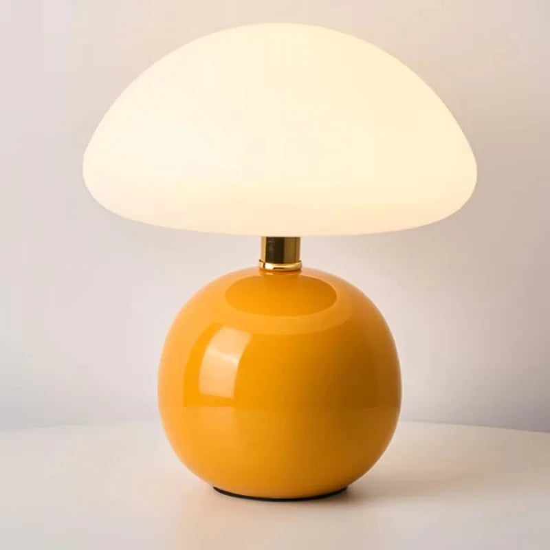 Halcyon Ceramic Mushroom Table Lamp