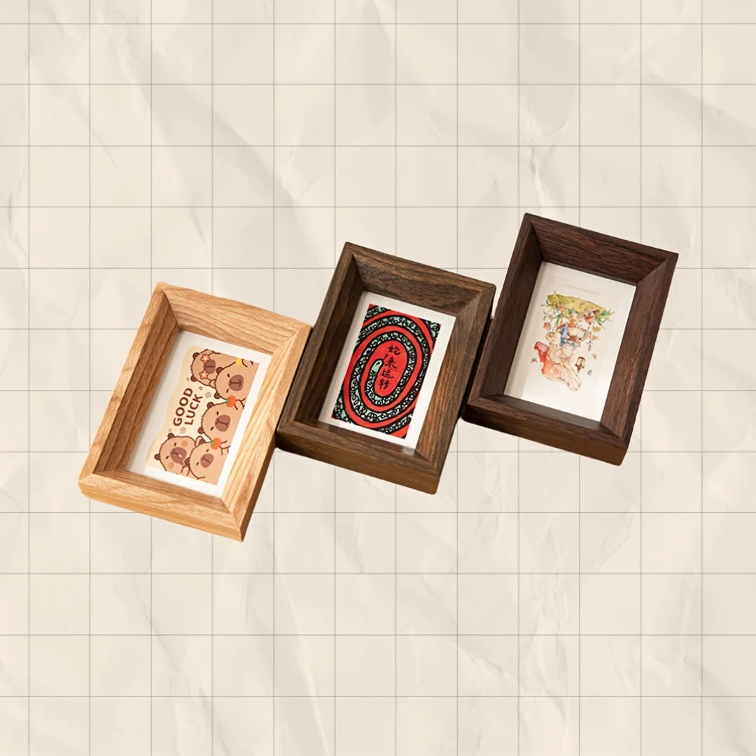 Calabrese Mini Wood Picture Frames (Set of 3)