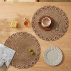 Kestrel Round Jute Woven Placemats