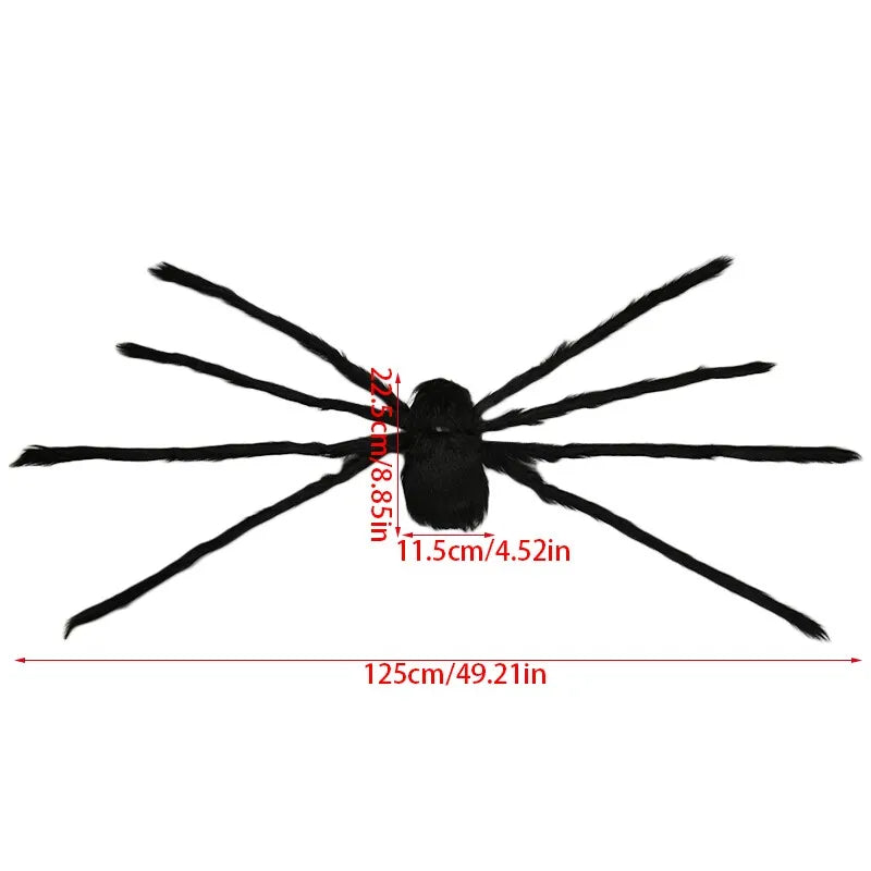 Arachna Giant Plush Spider Outdoor Decoration