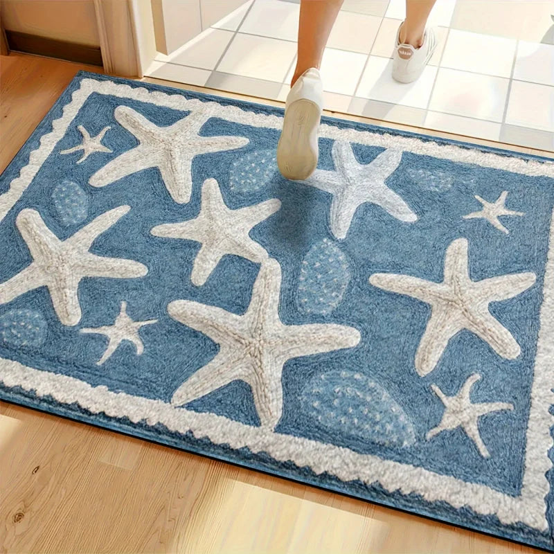 Coastal Starfish Floor Mat