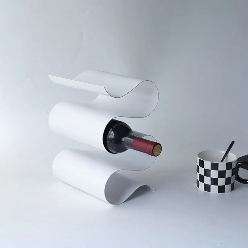 Volta Metal Wave Wine Rack