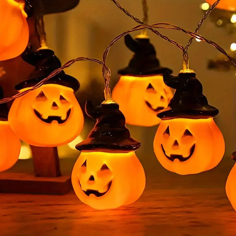 Pumpkin Halloween String Lights