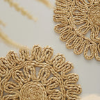 Kalani Boho Natural Jute Round Placemats