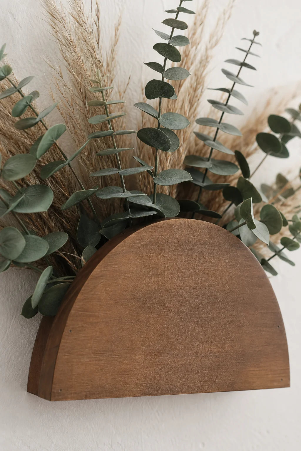 Trellis Wooden Rainbow Wall Planter Vase