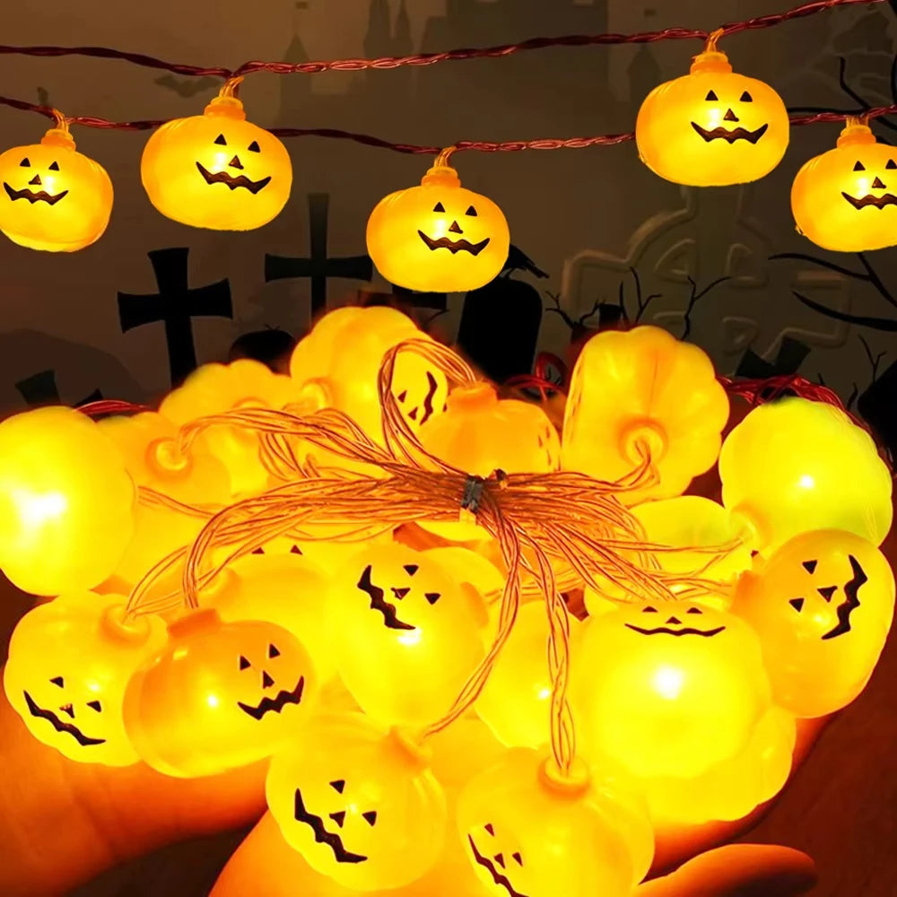 Halloween Pumpkin String Lights