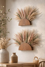 Trellis Wooden Rainbow Wall Planter Vase