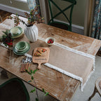Kestrel Jute Lace Table Runner