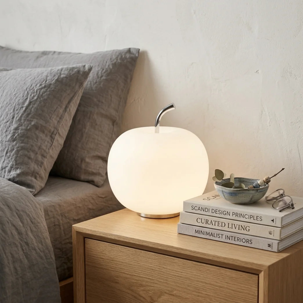 Glowing LED Touch Apple Lamp