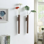 Paloma Wall-Mounted Skinny Wooden Vase