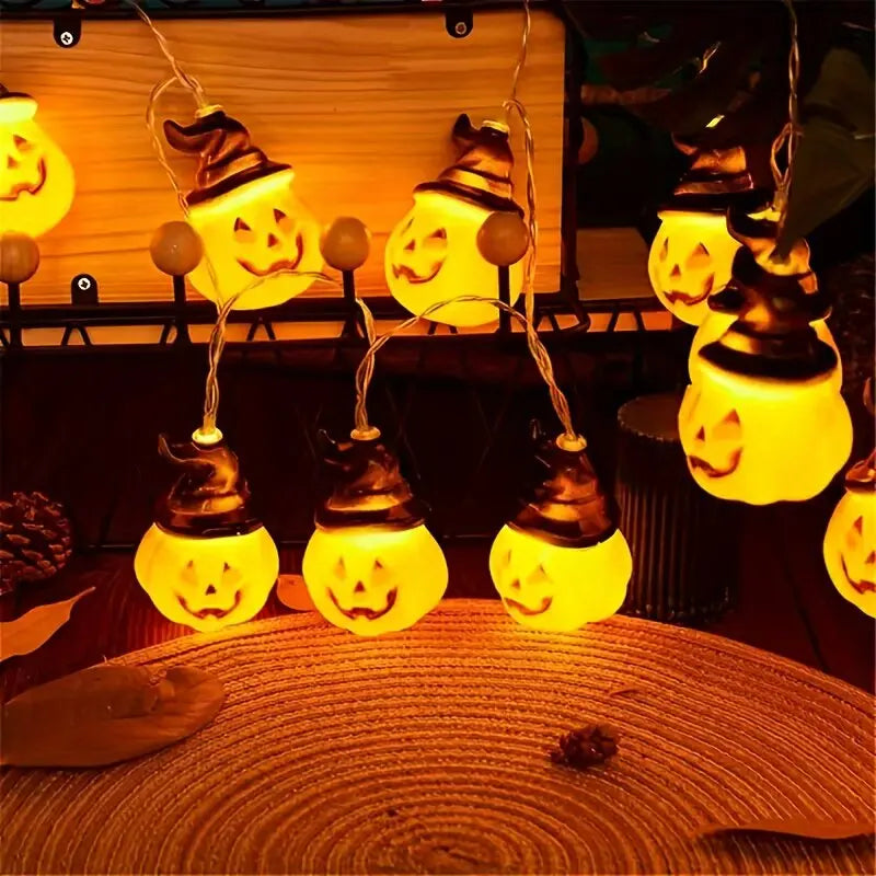 Pumpkin Halloween String Lights
