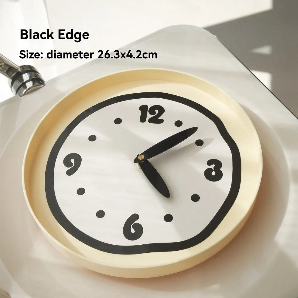 Cartoon Warped Wall Clock