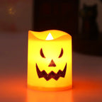 LED Flameless Halloween Jack-O'-Lantern Candle Lights