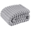 Meadow Soft Textured Coral Fleece Throw Blanket