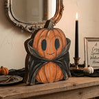 Painted Wood Halloween Tabletop Signs (Set of 6)