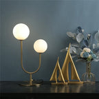 Vesper U-Shaped Dual Orb Table Lamp