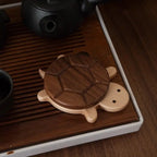 Shelldon Solid Wood Turtle Coaster