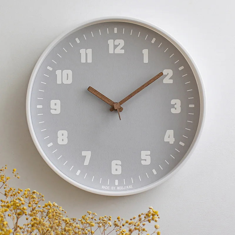 Harmon Silent Wall Clock with Minimalist Dial