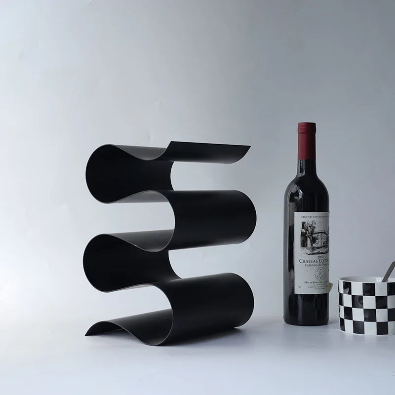 Volta Metal Wave Wine Rack