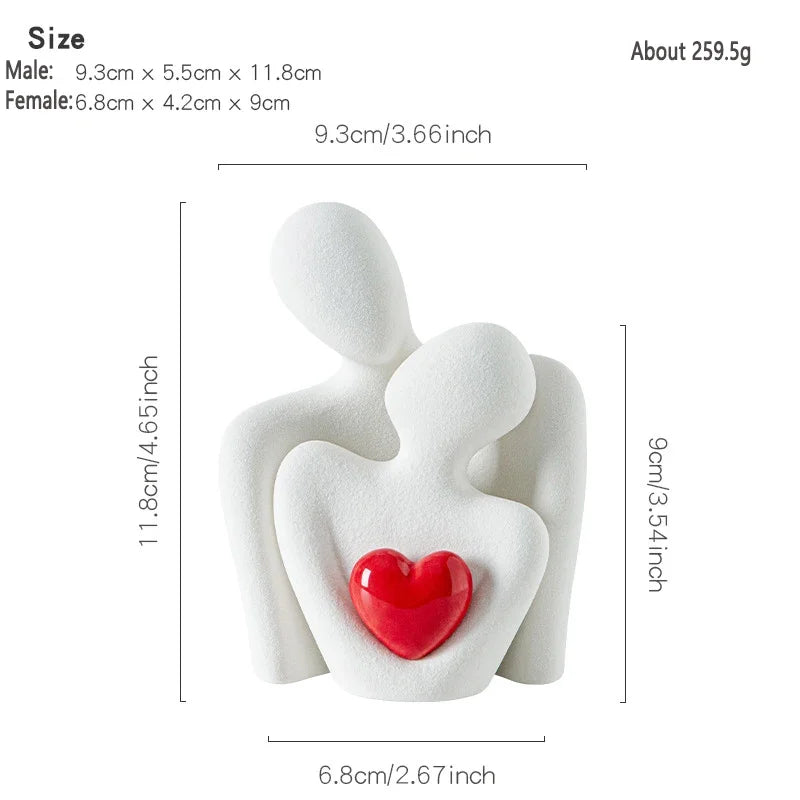 Ceramic Couple Figurines