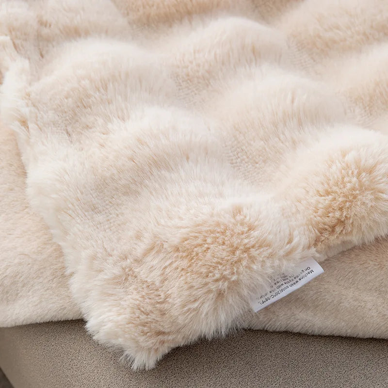 Everly Plush Sherpa Throw Blanket